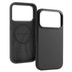 Liavec Silky Case with Metal Camera Frame do Iphone 18 Pro Max/17 Pro Max czarny - Image 2