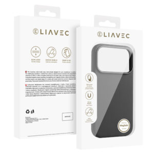 Liavec Silky Case with Metal Camera Frame do Iphone 18 Pro Max/17 Pro Max czarny - Image 5