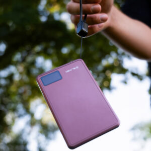 Blavec Power Bank 10000mAh BJ-03 Slim 13,5mm - Typ C - 22,5W magnetyczny indukcyjny Magsafe 3 w 1 (PBBJ03-MC10P) fioletowy aluminium - Image 7