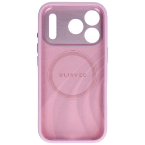 Liavec Silk Shield Case with Metal Camera Frame do Iphone 18 Pro/17 Pro różowy - Image 4