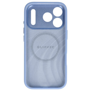 Liavec Silk Shield Case with Metal Camera Frame do Iphone 18 Pro Max/17 Pro Max jasnoniebieski - Image 4