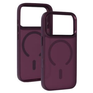 Liavec Cloudy Case with Metal Camera Frame do Iphone 18 Pro/17 Pro fioletowy (Camera Control Button) - Image 2