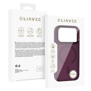 Liavec Cloudy Case with Metal Camera Frame do Iphone 18 Pro/17 Pro fioletowy (Camera Control Button) - Image 5