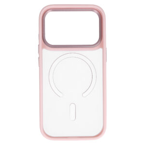 Liavec Cloudy Case with Metal Camera Frame do Iphone 18 Pro Max/17 Pro Max różowy (Camera Control Button) - Image 4