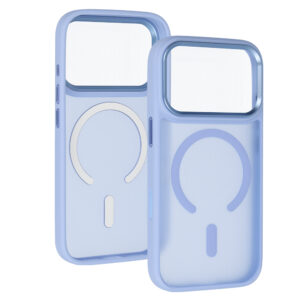 Liavec Cloudy Case with Metal Camera Frame do Iphone 18 Pro/17 Pro jasnoniebieski (Camera Control Button) - Image 2