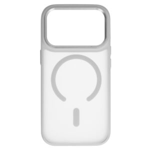 Liavec Cloudy Case with Metal Camera Frame do Iphone 18 Pro Max/17 Pro Max szary (Camera Control Button) - Image 3