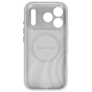 Liavec Silk Shield Case with Metal Camera Frame do Iphone 18 Pro/17 Pro szary - Image 4