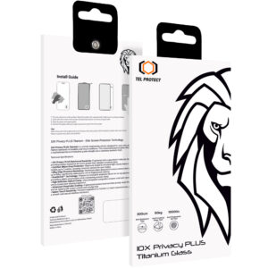 Hartowane szkło Tel Protect 10X Privacy Titanium do Iphone 17 Pro - Image 8