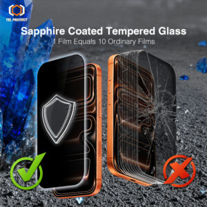 Grūdintas stiklas Tel Protect 10X Privacy DLC Diamond Coating, skirtas Iphone 18 Pro Max - Image 5