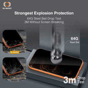 Grūdintas stiklas Tel Protect 10X Privacy DLC Diamond Coating, skirtas Iphone 18 Pro Max - Image 9