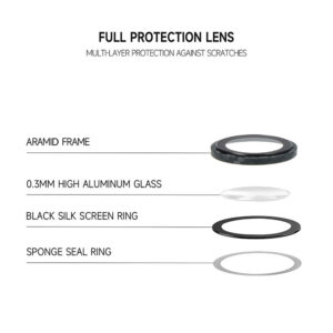 Hartowane szkło Tel Protect 3D Lens Aramid Series na aparat do Iphone 18 Pro/18 Pro Max (obiektyw 3 sztuki) - Image 5