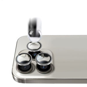 Hartowane szkło Tel Protect Titanium Lens 99% AR na aparat do Iphone 18 Pro/18 Pro Max przezroczyste (obiektyw 3 sztuki) - Image 9