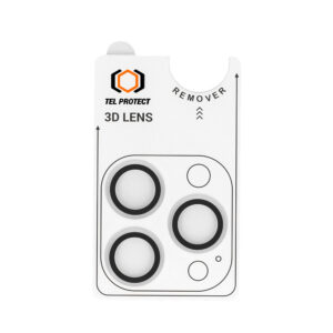 Hartowane szkło Tel Protect 3D Lens na aparat do Iphone 18 Pro/18 Pro Max przezroczyste (obiektyw 3 sztuki) - Image 2