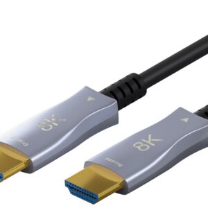 Kabelis HDMI-HDMI 20m (HDMI 2.1) optinis hibridinis  8K @ 60 Hz/ 4K @ 120 Hz Goobay - Image 1