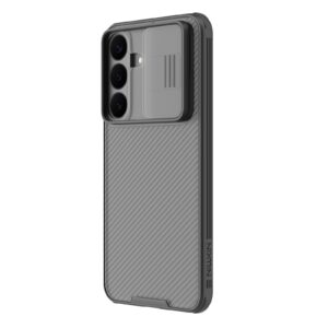 Nillkin CamShield PRO Hard dėklas skirtas Samsung Galaxy S26 FE skaidrus juodos spalvos