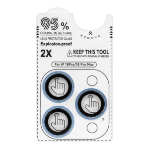 OBAL:ME objektyvo apsauga, skirta iPhone 18 Pro/18 Pro Max, šviesiai mėlyna - Image 2