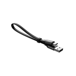Baseus CATMBJ-01 Nimble USB-C nešiojamas laidas 23cm juodas