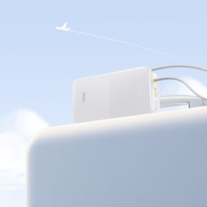 Baseus EnerFill FC51 Bipow 2 Pro 22.5W išorinė baterija su integruotu laidu 20000mAh Moon White - Image 2
