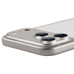 OBAL:ME Camera Island Lens Protector skirtas iPhone 17 Pro Max sidabro spalvos
