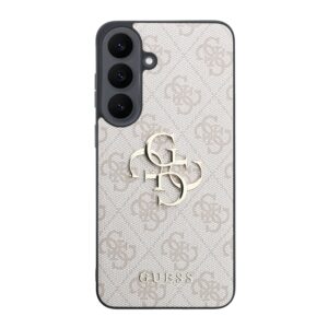 Guess PU 4G Metal Logo dėklas, skirtas Samsung Galaxy S26 FE, rožinis - Image 2