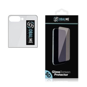 OBAL:ME 5D Apsauginis stiklas Screen Protector skirtas Samsung Galaxy Z Flip 8 juodos spalvos