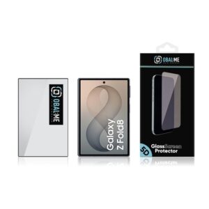 OBAL:ME 5D Apsauginis stiklas Screen Protector skirtas Samsung Galaxy Z Fold 8 juodos spalvos - Image 2