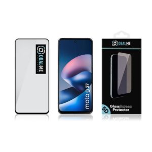 OBAL:ME 5D Apsauginis stiklas Screen Protector skirtas Motorola G37 juodos spalvos - Image 2