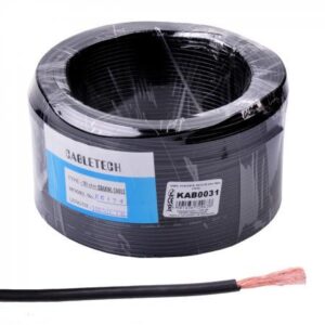 Koaksialinis kabelis RG174U varinis 50om, Ø2.8mm, juodas, 30.9dB/100m/100MHz - Image 1