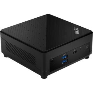 MSI Cubi 5 1M Mini Desktop Computer / Core 5 / 8GB DDR5 / 512GB SSD / WiFi 6E + BT 5.3 / 1x2.5Gbps + 1x1Gbps Windows 11 Pro (black)