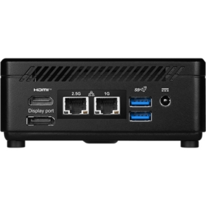 MSI Cubi 5 1M Mini Desktop Computer / Core 3 / 8GB DDR5 / 512GB SSD / WiFi 6E + BT 5.3 / 1x2.5Gbps + 1x1Gbps / Windows 11 Pro (black) - Image 2