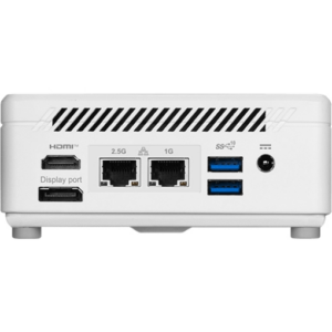 MSI Cubi 5 1M Mini Desktop Computer /Core 5 / 8GB DDR5 / 512 GB SSD /WiFi 6E + BT 5.3 / 1x2.5Gbps + 1x1Gbps / Windows 11 Pro (white) - Image 2