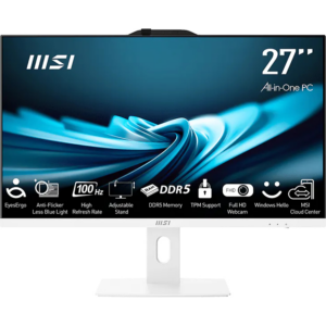 All-in-One PC MSI PRO AP272P 14M-1086XEU Core i3 / 16 GB RAM / 512 GB SSD / 27" FHD / Windows 11 Pro (white)
