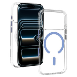 Liavec Pure Case with camera control button do Iphone 18 Pro Max/17 Pro Max jasnoniebieski