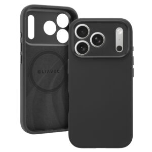 Liavec Silk Shield Case with Metal Camera Frame do Iphone 18 Pro Max/17 Pro Max czarny
