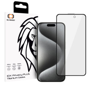 Hartowane szkło Tel Protect 10X Privacy Titanium do Iphone 16 Pro/17