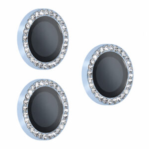 Hartowane szkło HARD DIAMOND na aparat (LENS) do Iphone 18 Pro/18 Pro Max jasnoniebieskie (obiektyw 3 sztuki)