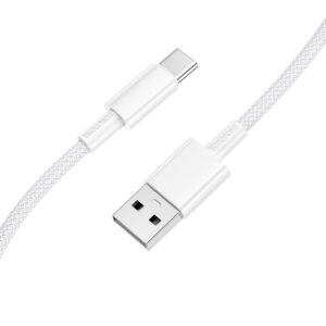 Borofone Kabel BX117 Source - USB na Type C - 1 metr biały