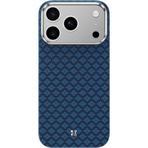 Benks Etui Magnetic Armor Air Armor Grid Kevlar Metal Frame 600D (C.K.FL.AP.BE.0072) do Iphone 18 Pro/17 Pro niebieski