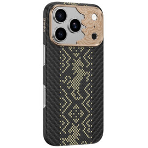 Benks Magnetic Armor Air Knight Kevlar metalinis rėmelis (C.K.FL.AP.GD.X073) skirtas iPhone 18 Pro Max/17 Pro Max juodas