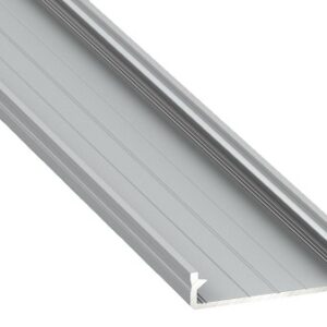 Profilis aliuminis anoduotas LED juostoms platus paviršinis, SOLIS, 2.02m LUMINES