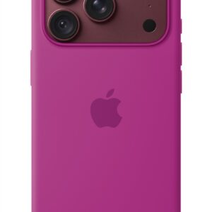 MK8T4ZM/A iPhone 18 Pro Silicone Case with MagSafe, Magenta - Image 1