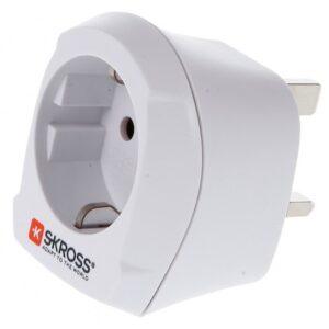 Adapteris UK kištukas - Europa lizdas 230V 7A SKROSS