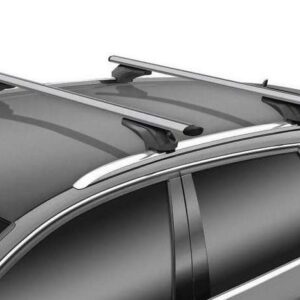 Automobilių stogo skersiniai Menabo Sonic, 120 cm, 2 vnt. sidabro spalvos - Image 3