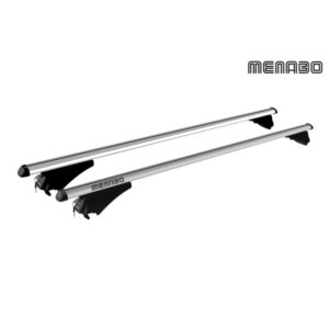 Automobilių stogo skersiniai Menabo Tiger, 120 cm, 2 vnt. sidabro spalvos