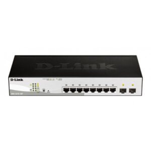 Komutatorius - Tinklo Komutatorius D-Link DGS-1210-10P / E 8-Port Gigabit PoE 78W - Image 1
