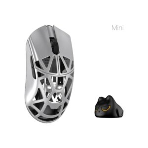 WLMouse Beast X Mini Pro Wireless Belaidė Žaidimų Pelė | Silver, Solid