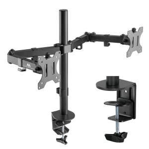 Maclean MC-884 monitoriaus laikiklis arba stovas 81,3 cm (32") Juoda Stalas