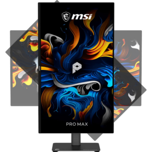Monitorius MSI PRO MAX 271UPX12G / 67,3 cm (26,5") / 3840x2160 (UHD) / QD-OLED / 120Hz / 0.03 ms (GTG) / 250 nits / 1500000:1 / KVM / adjustable height - Image 2