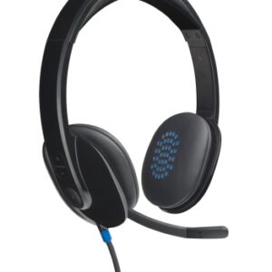 Logitech H540 Laidinės ausinės, USB-A, Juoda