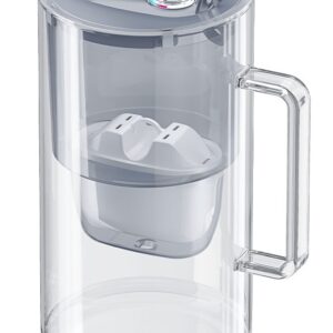 AQUAPHOR Glass Maxfor+ Mg Ąsočio vandens filtras 2,5 L Pilka, Permatomas - Image 3